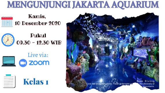 Field Trip Virtual Kelas 1 goes to Jakarta Aquarium